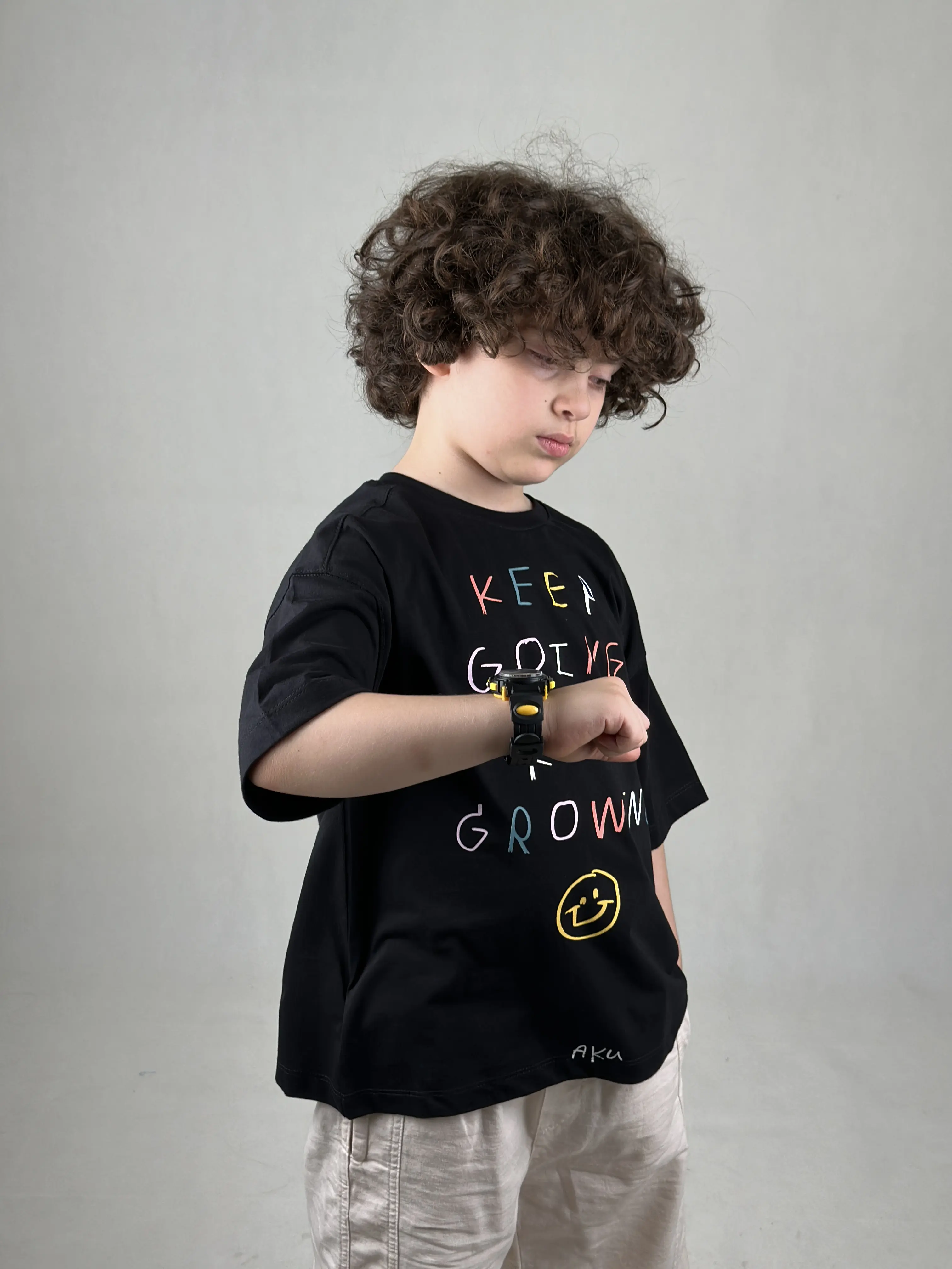 تیشرت مشکی GROWING آکو